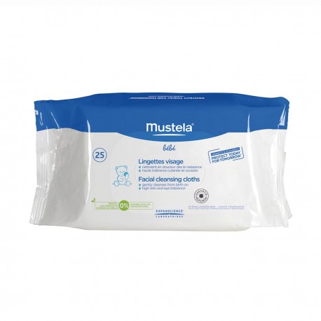 3504105029463 - MUSTELA PHYSIOBEBE FACIAL CLEANSING CLOTHS - BEBES Y MAMAS