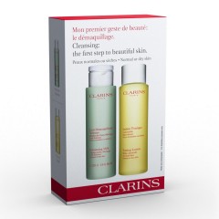 3380810223835 - CLARINS DEMAQUILLANT LECHE CORPORAL PIEL NORMAL A SECA 200ML + LOTION TONIQUE PIEL NORMAL A SECA 200ML - DESMAQU