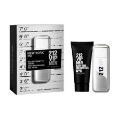 8411061933213 - CAROLINA HERRERA 212 VIP MEN EAU DE TOILETTE 100ML VAPORIZADOR + AFTER SHAVE GEL 100ML - PERFUMES