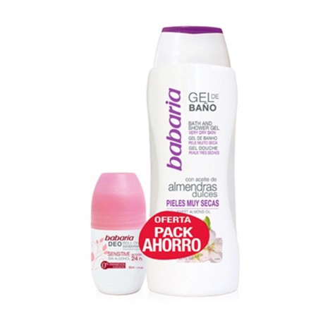 8410412550116 - BABARIA ALMENDRAS DULCES GEL DE DUCHA + DESODORANTE 50ML - HIGIENE CORPORAL