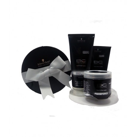 4045787229370 - SCHWARZKOPF BONACURE CHAMPU FIBREFORCE 200ML + TRATAMIENTO 150ML + ACONDICIONADOR 150ML - CHAMPÚ