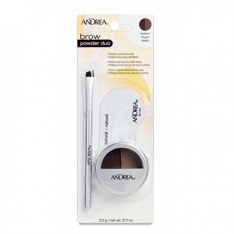 0078462656318 - EUROSTIL CEJAS ANDREA POWDER DUO MARRON MEDIO - POLVOS COMPACTOS