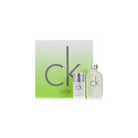 3607342581968 - CALVIN KLEIN CK ONE EAU DE TOILETTE 100ML VAPORIZADOR + DESODORANTE STICK 75GR. - PERFUMES