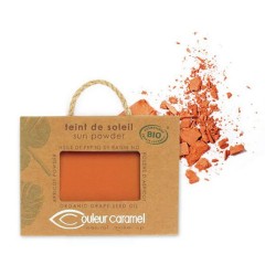 3700306917251 - COULEUR CARAMEL TEINT DE SOLEIL Nº25 ORANGE NACRE - POLVOS COMPACTOS