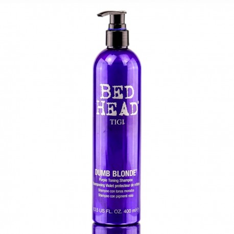 6159084269910 - TIGI BED HEAD DUMB BLONDE PURPLE TONING CHAMPU 400ML - CHAMPÚ
