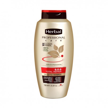 8420651163008 - HERBAL HISPANIA PROFESSIONAL CARE CHAMPU S.O.S TOTAL REPAIR 750ML - CHAMPÚ
