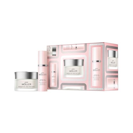 8423986034197 - ANNE MOLLER SENSITIVE AGE-RETARD CREAM PIEL SECA 50ML + SERUM 30ML - ANTI-EDAD