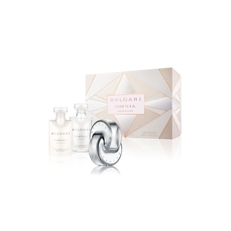 7833208048920 - BVLGARI OMNIA CRYSTALLINE EAU DE TOILETTE 40ML VAPORIZADOR + BODY MILK 40ML+ GEL 40ML - PERFUMES