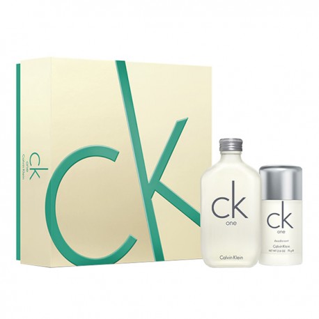 3607342784949 - CALVIN KLEIN CK ONE EAU DE TOILETTE 100ML VAPORIZADOR + DESODORANTE STICK75GR. - PERFUMES