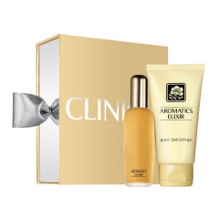 0207146960160 - CLINIQUE AROMATICS ELIXIR EAU DE PERFUME 45 ML VAPORIZADOR + BODY MILK 75ML+ NECESER - PERFUMES