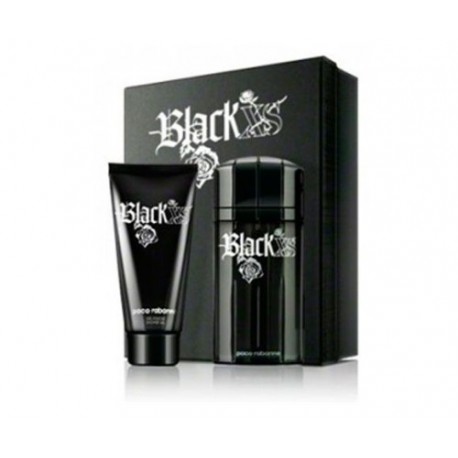 3349668529445 - PACO RABBANE BLACK XS EAU DE TOILETTE 100ML VAPORIZADOR + GEL 100ML - PERFUMES