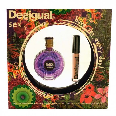 8434101098208 - DESIGUAL SEX EAU DE TOILETTE 50ML VAPORIZADOR + LIP GLOSS 3ML - PERFUMES