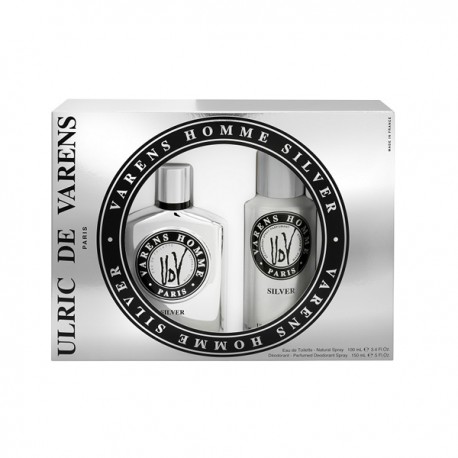 3326240038311 - ULRIC DE VARENS HOMME SILVER EAU DE TOILETTE 100ML VAPORIZADOR +DEO 150ML - PERFUMES
