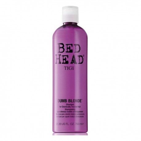 6159084267550 - TIGI BED HEAD DUMB BLONDE SHAMPOO FOR CHEMICALY TREATED HAIR 750ML - CHAMPÚ