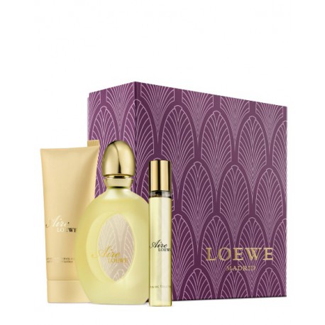 8426017045391 - LOEWE AIRE EAU DE TOILETTE 100ML VAPORIZADOR + EMULSION 75ML + MINIATURA - SET PERFUMES MUJER