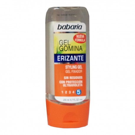 8410412022231 - BABARIA GEL FIJADOR ERIZANTE 200ML Nº5 - FIJADORES