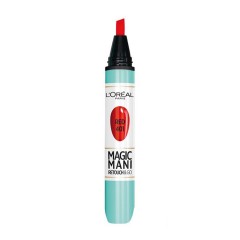 3014214500000 - L'OREAL MAGIC MANI LACA DE UÑAS 401 RED - ESMALTES