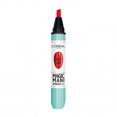 3014214500000 - L'OREAL MAGIC MANI LACA DE UÑAS 401 RED - ESMALTES