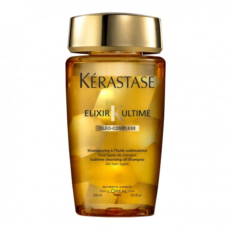 3474636400317 - KERASTASE ELIXIR ULTIME OLEO COMPLEX ALL HAIR TYPES OIL SHAMPOO 250ML - CHAMPÚ