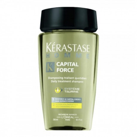 3474636429370 - KERASTASE MEN CAPITAL FORCE VITA-ENERGIZANTE ANTI-CAIDA 250ML - CHAMPÚ