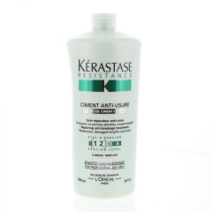 3474630382367 - KERASTASE RESISTANCE BAIN DE FORCE CIMENT VITA-CIMENT TOPSEAL CHAMPU1.000ML - CHAMPÚ