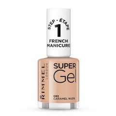 3012157700000 - RIMMEL SUPER GEL FRENCH MANICURE 093 CARAMEL NUDE - ESMALTES