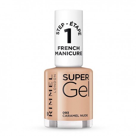 3012157700000 - RIMMEL SUPER GEL FRENCH MANICURE 093 CARAMEL NUDE - ESMALTES
