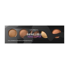 L'OREAL INFILLIBLE TOTAL COVER PALETTE 02 DARK