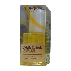 3014372200000 - L'OREAL L'HUILE CUTICULE NOURISHING NOURRISSANT WITH ARGAN OIL 13 5ML - ESMALTES