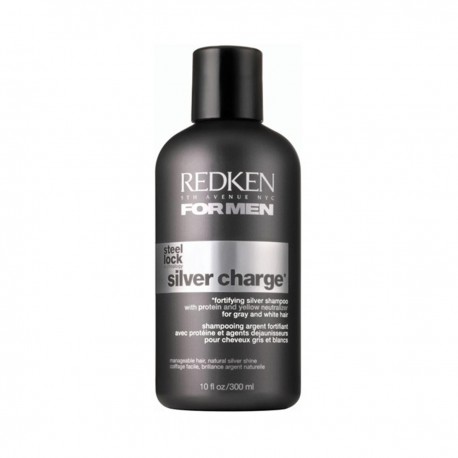 8844860828000 - REDKEN FOR MEN STEEL SILVER SHAMPOO 300ML - CHAMPÚ