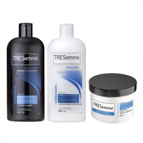8712561668101 - TRESEMME HIDRATACION INTENSA CHAMPU 810ML + ACONDICIONADOR 810ML + MASCARILLA 500ML - CHAMPÚ