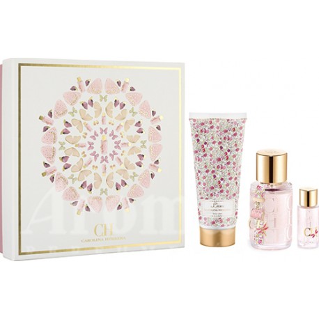 8411061802755 - CAROLINA HERRERA L'EAU EAU DE TOILETTE 50ML VAPORIZADOR + BODY MILK 100ML + MINIATURA - PERFUMES