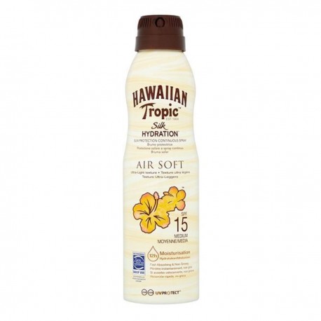 5099821001896 - HAWAIIAN TROPIC SILK HYDRATION AIR SOFT SPF15 BRUME PROTECTIVE 177ML - PROTECCION CORPORAL