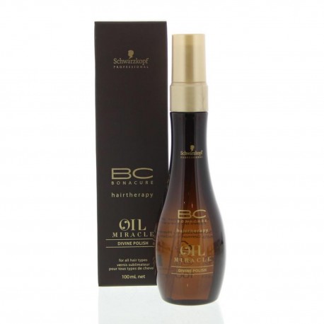4045787212655 - SCHZARZKPOF BONACURE OIL MIRACLE DIVINE POLISH TODO TIPO DE CABELLO 100ML - FIJADORES