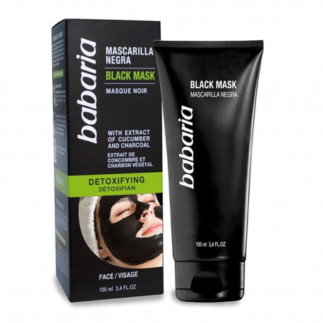8410412000307 - BABARIA BLACK MASK DETOXIFYING 100ML - MASCARILLAS