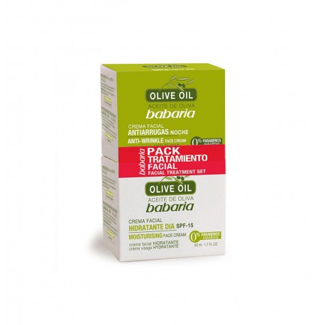 8410412706667 - BABARIA OLIVE OIL TRATAMIENTO PACK CREMA DE NOCHE 50ML + CREMA DE DIA 50ML - HIDRATACION