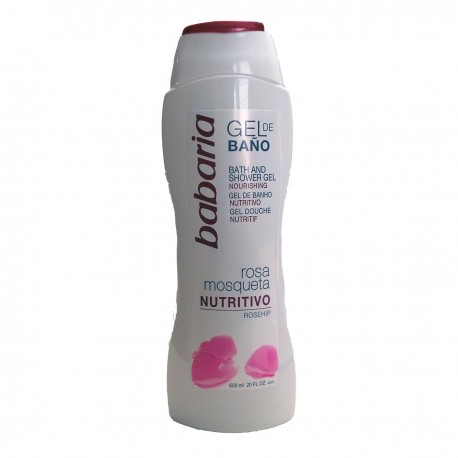 8410412021487 - BABARIA ROSA MOSQUETA GEL 600ML - HIGIENE PERSONAL