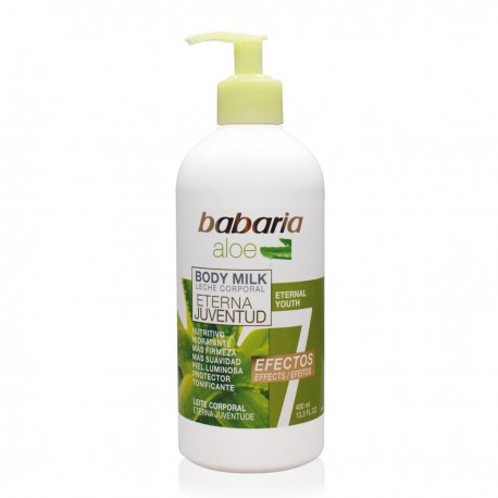 8410412021111 - BABARIA ALOE ETERNA JUVENTUD LECHE CORPORAL 400ML - PROTECCION CORPORAL