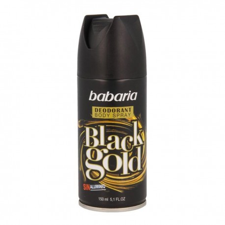 8410412020954 - BABARIA BLACK GOLD DESODORANTE 150ML+50ML GRATIS - DESODORANTE