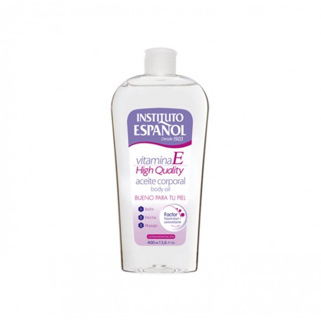 8411047161203 - INSTITUTO ESPAÑOL VITAMINA E ACEITE CORPORAL 400ML - HIDRATACION
