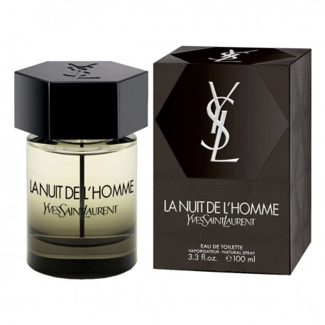 3365440375079 - YVES SAINT LAURENT LA NUIT DE L HOMME YSL'EAU DE TOILETTE 100ML VAPORIZADOR - PERFUMES