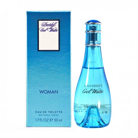 3414202011769 - DAVIDOFF COOL WATER WOMAN EAU DE TOILETTE 50ML VAPORIZADOR - PERFUMES