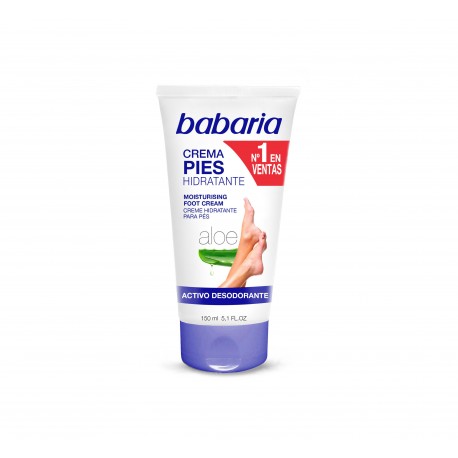 8410412027113 - BABARIA CREMA HIDRATANTE PIES ALOE 150ML - HIDRATACION