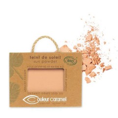 3700306917220 - COULEUR CARAMEL TEINT DE SOLEIL Nº22 BEIGE HALE NACRE - POLVOS COMPACTOS