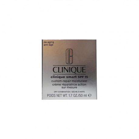 0207147830820 - CLINIQUE SMART SPF15 CUSTOM REPAIR MOISTURIZER SECHE A MIXTE CREAM 50ML - PROTECCION FACIAL