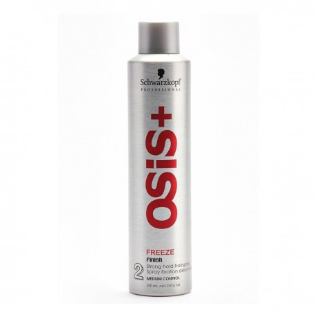 4045787292572 - SCHWARZKOPF OSIS+ FREEZE FINISH STRONG HOLD HAIRSPRAY Nº2 500ML - FIJADORES