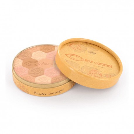 3700306912324 - COULEUR CARAMEL POUDRE MOSAIQUE ECLAT DU TEINT MATE 232 FAIR SKIN - POLVOS COMPACTOS