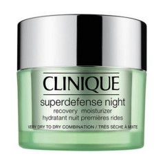 0207147632750 - CLINIQUE SUPERDEFENSE NIGHT RECOVERY MOISTURIZER 1/2 CREAM 50ML - HIDRATACION