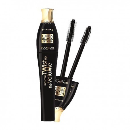 3052503805238 - BOURJOIS TWIST 2IN1 BRUSH MASCARA ULTRABLACK EDITION - MASCARAS