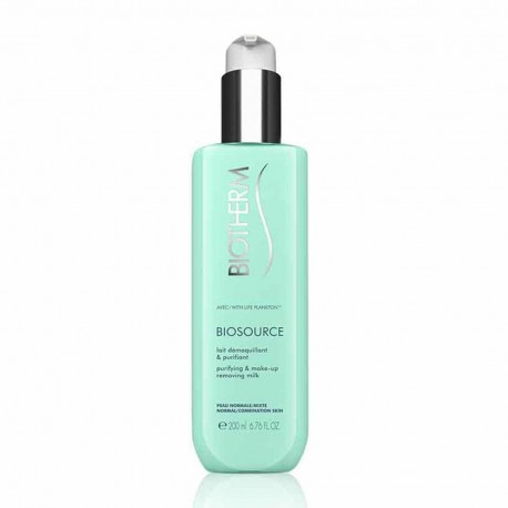 3614271256171 - BIOTHERM BIOSOURCE MAKE-UP REMOVING MILK 200ML PIEL NORMAL - DESMAQUILLANTE ROSTRO